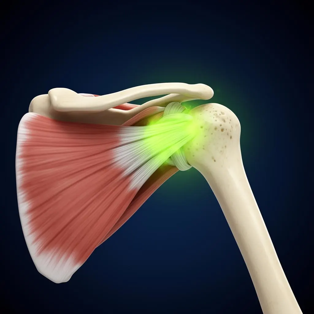Tendones del manguito rotador inflamados — tratamiento de tendinitis de hombro Tijuana